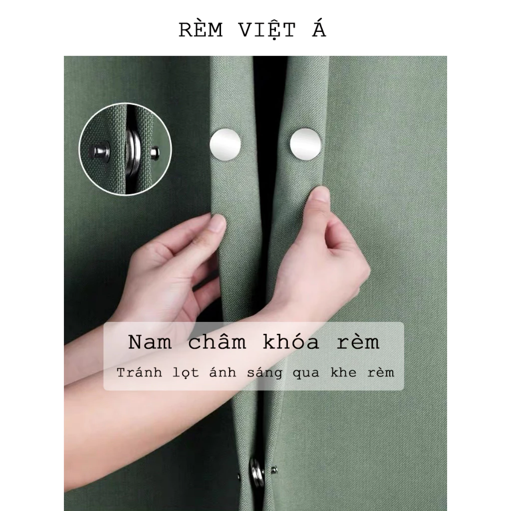 Nam Châm Khóa Rèm Cửa Thông Minh - Tránh Lọt Ánh Sáng