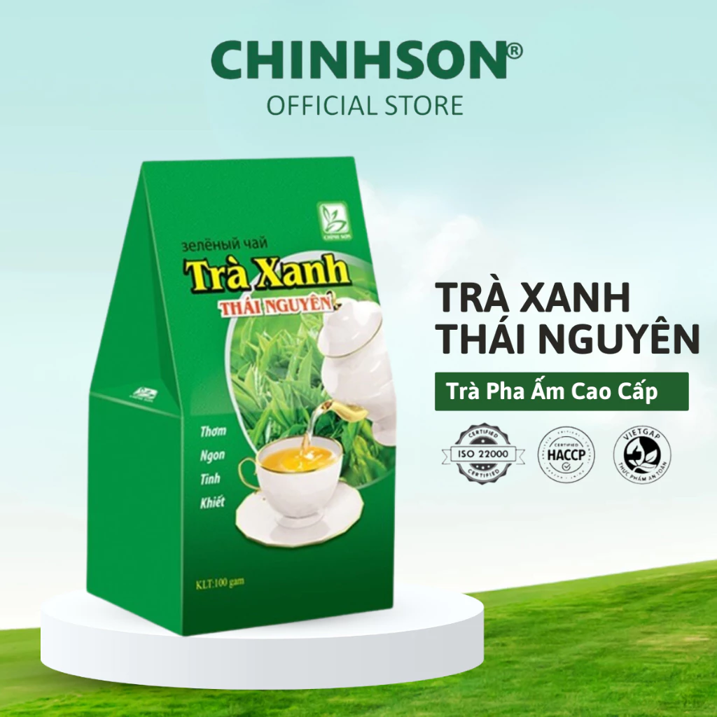 Trà Xanh Thái Nguyên Chính Sơn [Gói 100g]