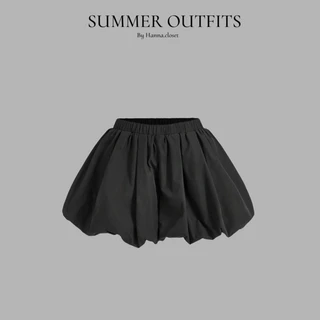 Suzy Skirts - Quần váy nữ trái bí phồng lưng chun tôn dáng xinh xu hướng mùa hè du lịch thường ngày