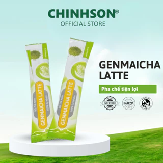 Combo 2 Gói Trà Xanh Matcha Chính Sơn Gạo Rang Sữa Nhật Bản (Genmaicha Latte) [18g x 2 Gói]