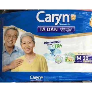 [Chính Hãng] 1 Gói Tã dán Caryn M20 Siêu thấm - Date luôn mới