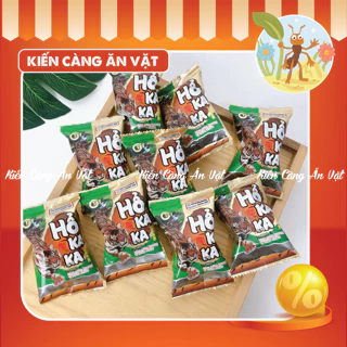 10 Gói Hổ KaKa MINI Chua Cay Trẻ Em Snack Que Cay, đồ ăn vặt tuổi thơ cổng trường, Kiến Càng Ăn Vặt