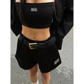 Áo ống croptop quây cúp ngực in chữ nhiều mẫu