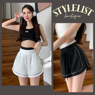 Quần Short Nữ Chạy Viền Dáng Thể Thao Mẫu Hot Trend Trẻ Trung Năng Động, Quần Đùi Nữ Thể Thao 2024