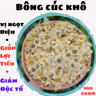 Bông Cúc Khô Nấu Sâm,Nấu Trà Thơm Ngọt Sấy Khô Sạch Túi 100gram