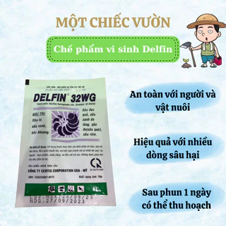 Chế phẩm vi sinh học DELFIN gói 10gr - cho rau và cây trồng