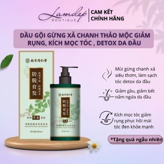 Dầu Gội Gừng Thảo Mộc Giảm Bết Tóc, Giảm Ngứa ,Giảm Gãy Rụng, Nuôi Dưỡng Tóc Đồng Nhân Đường