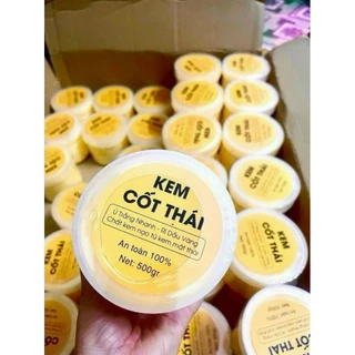 Kem body cốt Thái rỉ dầu vàng / Kem ủ trắng body siêu trắng Body Xanh, Hồng 500gr.