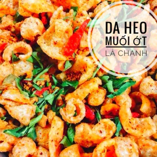 500g Da heo muối ớt lá chanh.