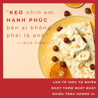 Kẹo Nougat vị sữa, matcha, cacao / Kẹo hạnh phúc mềm dẻo ít ngọt, đồ ăn vặt healthy