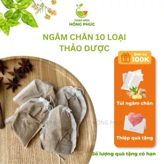 SET 10 gói ngâm chân 13 vị thảo dược đông y