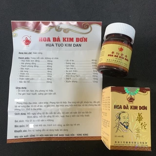 HOA ĐÀ KIM ĐƠN Chính Hãng Hộp 60 Viên ✅ Đau nhức xương khớp cổ vai gáy lưng thoái hóa thoát vị đĩa đệm tê bì chân tay