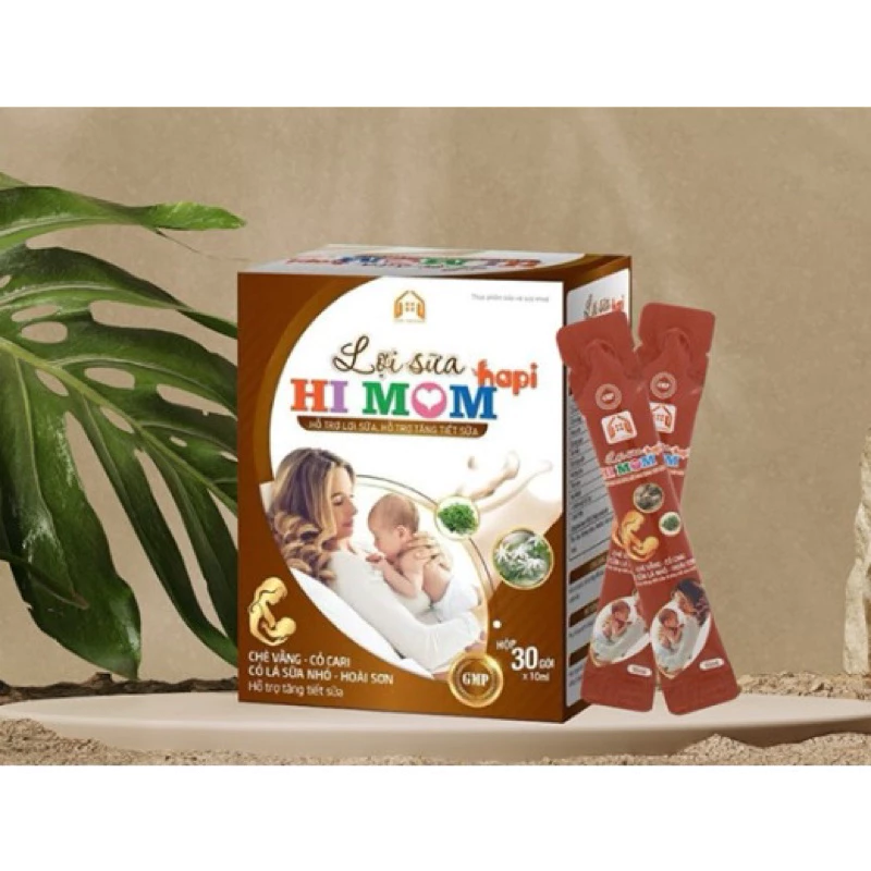 [ NGUYÊN HỘP 30 GÓI ] LỢI SỮA HI MOM HAPI