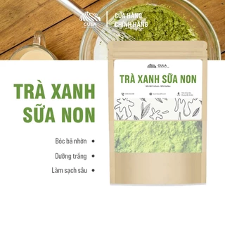 Bột trà xanh sữa non Mặt nạ bột giúp bóc bã nhờn, mờ thâm, dưỡng trắng - GULA