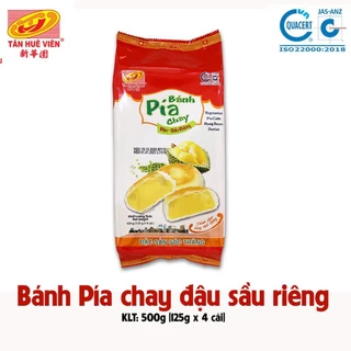 Bánh pía chay đậu sầu riêng Tân Huê Viên lớn 500g