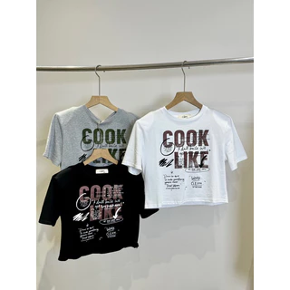 Áo cộc cook like có đệm vai-CAMkorea