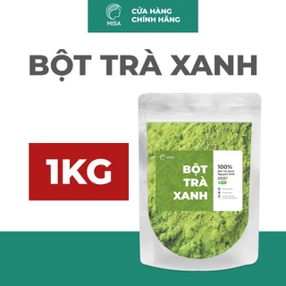 [1KG] Bột trà xanh nguyên chất 100% MISA Mặt nạ trà xanh đắp mặt giúp bóc bã nhờn, ngừa mụn, mờ thâm