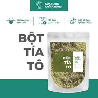 Bột Tía Tô nguyên chất 100% Organic Mặt Nạ Bột giúp Giảm mụn, mờ thâm nám, sáng da - MISA