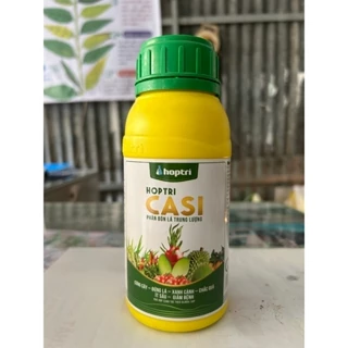 Phân bón lá CASI HỢP TRÍ (chai 500ml) bổ sung trung vi lượng (Canxi, Silic) giúp cây trồng cứng cáp, chống chịu sâu bệnh
