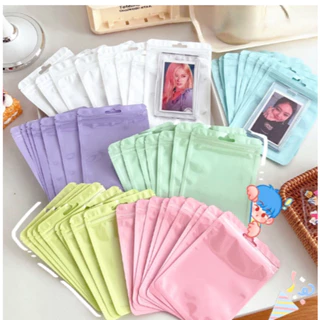 Túi Zip Đựng Quà Tặng, Ảnh, Postcard, Đựng Đồ Màu Pastel Cute