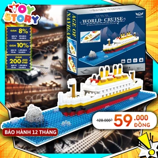 Đồ chơi xếp hình cao cấp Tàu Titanic