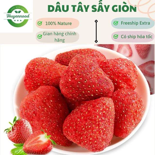 Dâu Tây Sấy Giòn, Dâu Sấy Giòn Công Nghệ Sấy Thăng Hoa, Ăn Vặt- Làm Kẹo Nougat/Kẹo Hạnh PHúc