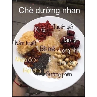 Sét nguyên liệu nấu chè dưỡng nhan