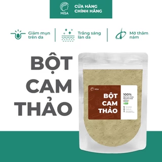 Bột cam thảo mặt Nạt Bột nguyên chất [ 500Gr ] MISA 100% oganic