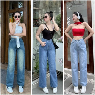 QUẦN DÀI JEAN  NỮ  (HOTTREND ) ỐNG SUÔNG LƯNG CAO MÃ 06