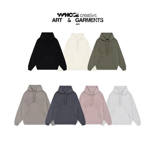 HOODIE BOXY - Áo hoodie thêu đắp vải Whose