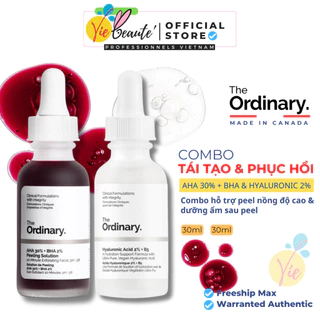 The Ordinary serum Niacinamide 10% + Zinc 1% - Serum Peel da AHA 30% BHA 2% 30ml -Moris