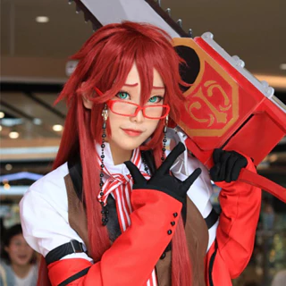 [ORDER] Trang phục COSPLAY Grell trong Hắc Quản Gia (có feedback hãng)