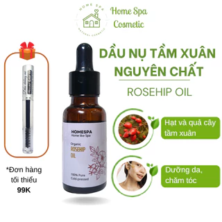 Dầu nụ tầm xuân HomeSpa nguyên chất hữu cơ - Dưỡng ẩm, chăm da - 20ml / 50ml / 100ml