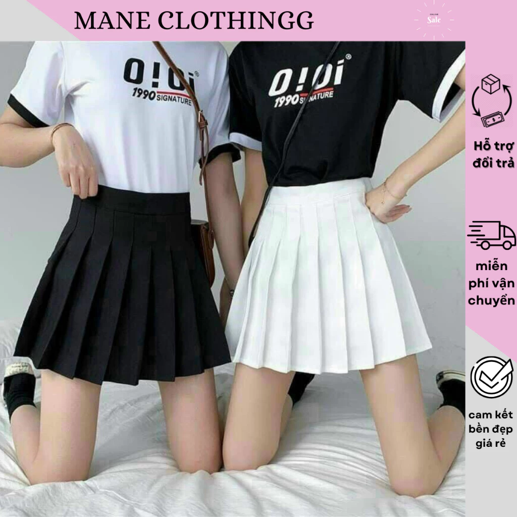 Chân váy tennis ngắn xếp ly thời trang nữ Mane Clothing