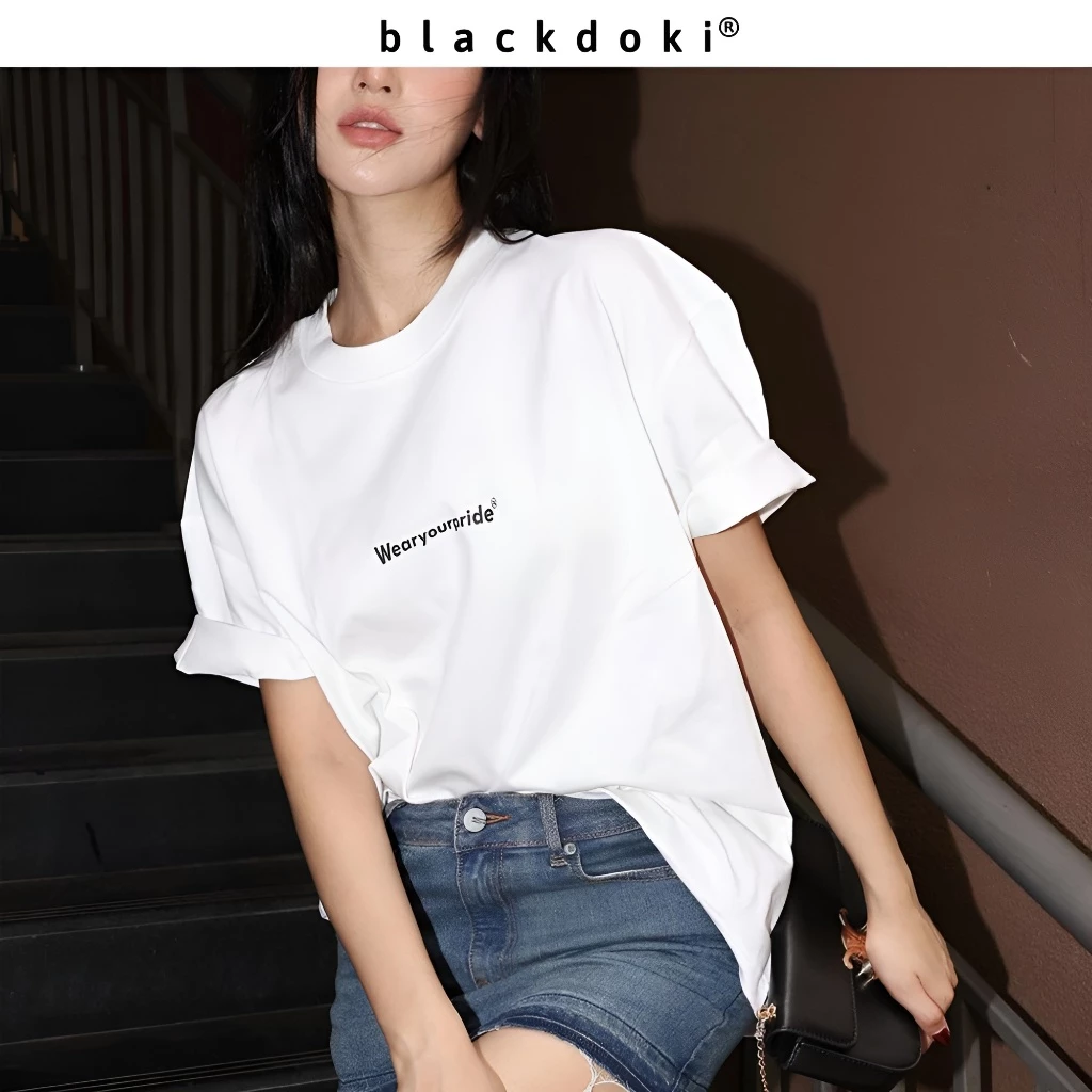 Áo thun BLACKDOKI-PRIDE , áo phông basic hiện đại cá tính chất cotton dày dặn oversize nam nữ