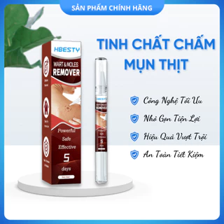 Thuốc Chấm Mụn Thịt, Mụn Cóc, Nốt Ruồi HBESTY - Rụng Mụn Thịt, Không Đau Rát, Không Tái Lại - 3ml