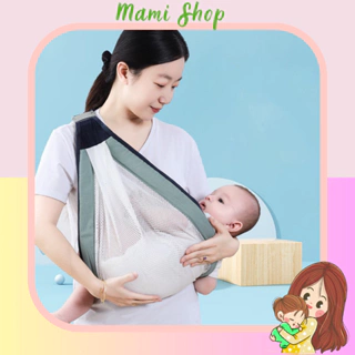 Địu vải cho bé dạng lưới thông thoáng, Địu nhiều tư thế cho em bé 0-36 tháng tuổi