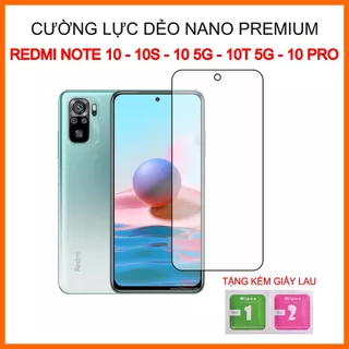 Cường lực Xiaomi Redmi Note 10, Note 10S, Note 10 5G, Note 10T 5G, Note 10 Pro, cường lực dẻo 9H+