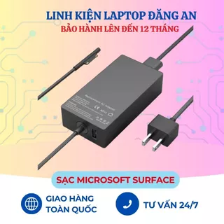 Bộ Sạc Microsoft Surface Pro Book Laptop 15V - 6.33A 102W Zin Mới 100% BH 12 Tháng Lỗi 1 đổi 1