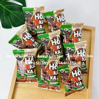 10 Gói Hổ KaKa MINI Chua Cay Trẻ Em Snack Que Cay, đồ ăn vặt tuổi thơ cổng trường