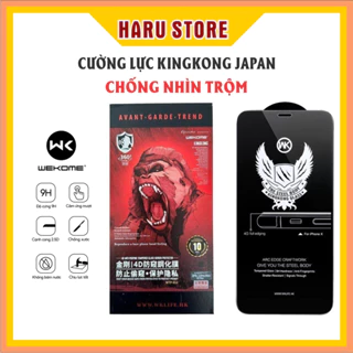 Kính Cường Lực Chống Nhìn Trộm KingKong 4D Cao Cấp Full màn cho điện thoại iphone