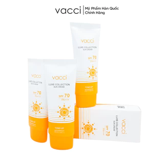 Kem chống nắng nâng tông da SPF 70 PA+++ Vacci Sun Cream