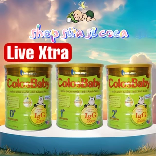 [Live Xtra]Sữa bột Vitadairy Colosbaby Gold 0+,1+,2+ 800gr (date 2026 mã Qr tích xu) 5%