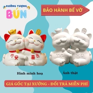 Tổng hợp các mẫu Tượng Đôi giá rẻ nhất - Tượng thạch cao Valentine tô màu dành cho bé