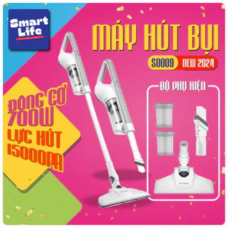 [ĐẦU HÚT 4 CHIỀU] Máy hút bụi cầm tay đa năng 4in1 lực hút mạnh 15000Pa 700w Smartlife S0009