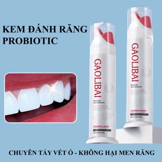 Gel Đánh Răng Nano Bạc Gaolibai 120g Làm Sạch Cao Răng, Mảng Bám Cho Hơi Thở Thơm Mát Nội Địa Trung - ANNA