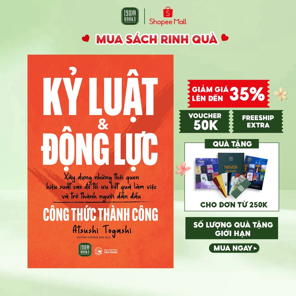 Sách - Kỷ Luật & Động Lực: Công Thức Thành Công