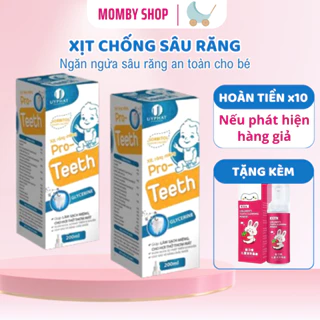 Xịt chống sâu răng cho bé, xịt chống sâu răng Pro Teeth  giúp bé vệ sinh răng miệng, ngăn ngừa sâu răng an toàn cho bé