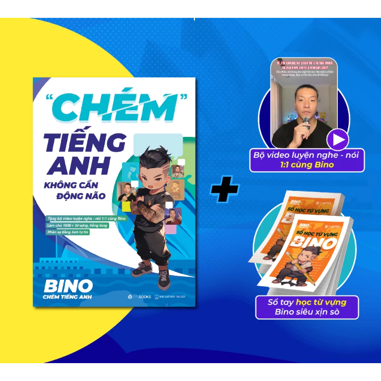 Sách - Chém Tiếng Anh Không Cần Động Não - Bino chém tiếng anh