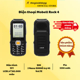Điện thoại Mobell Rock 4 Đen